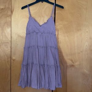 Mustard Seed Tiered Ruffles Mini Dress